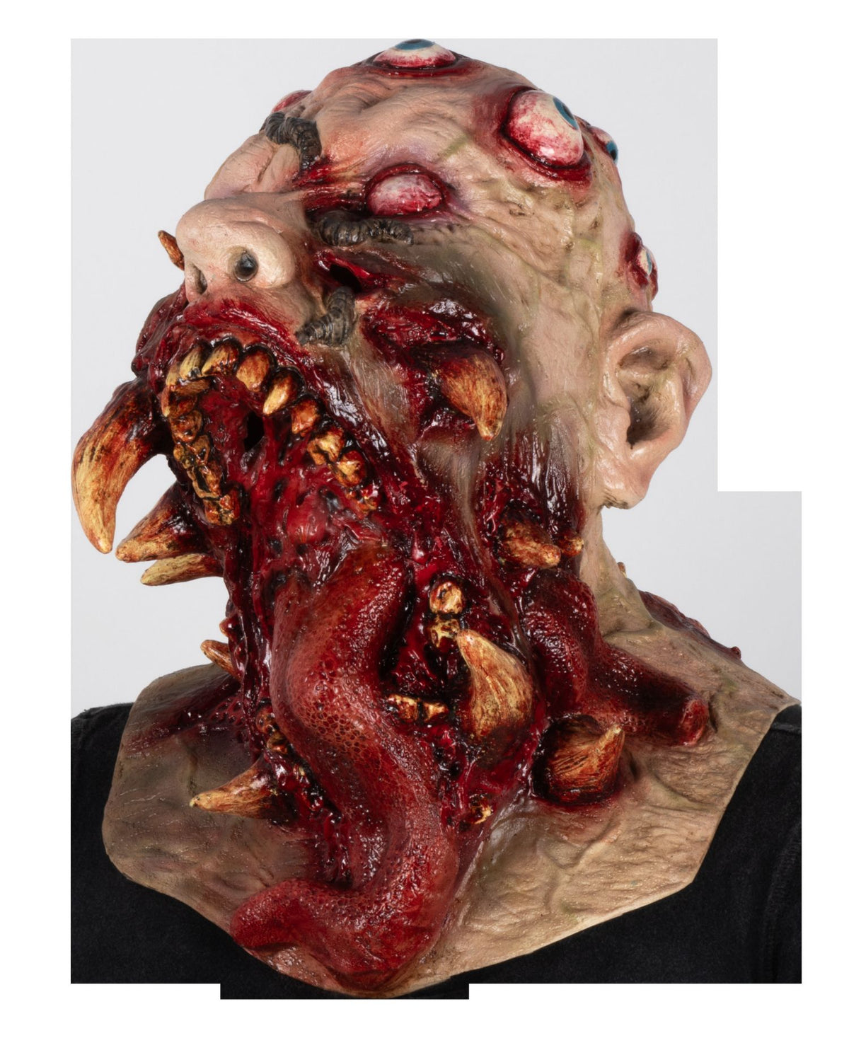 Máscara U24 Cia Experiment Ghoulish - Disfraz de Látex, Pelox para Halloween y Día de Muertos