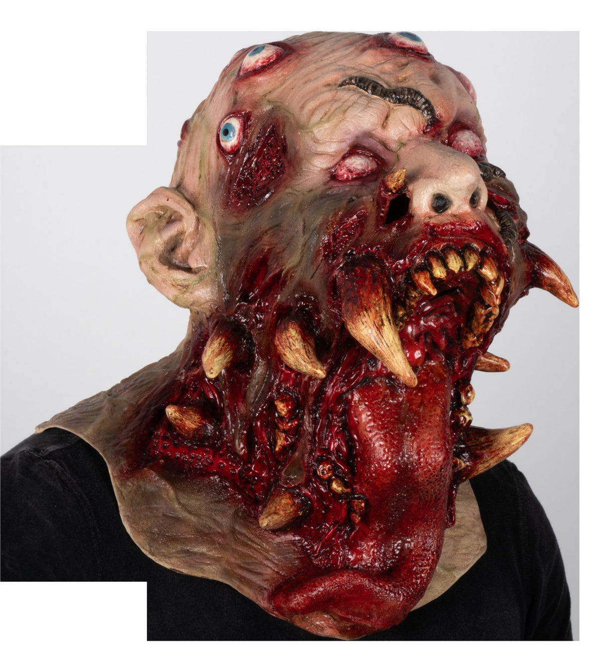 Máscara U24 Cia Experiment Ghoulish - Disfraz de Látex, Pelox para Halloween y Día de Muertos