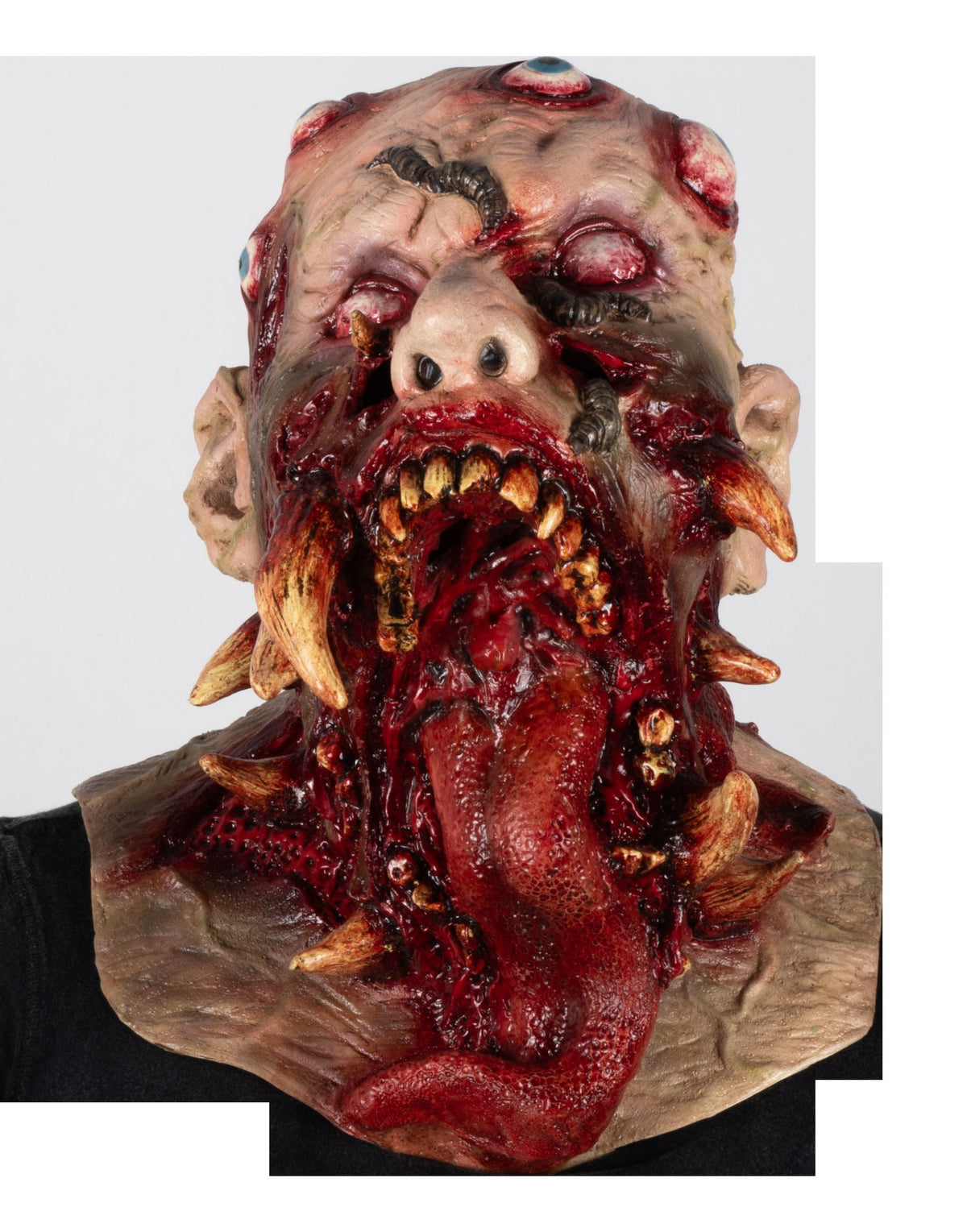 Máscara U24 Cia Experiment Ghoulish - Disfraz de Látex, Pelox para Halloween y Día de Muertos