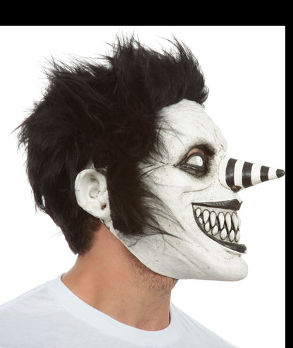 Máscara Riendo J. Ghoulish - Disfraz de Látex, Peluche para Halloween y Día de Muertos