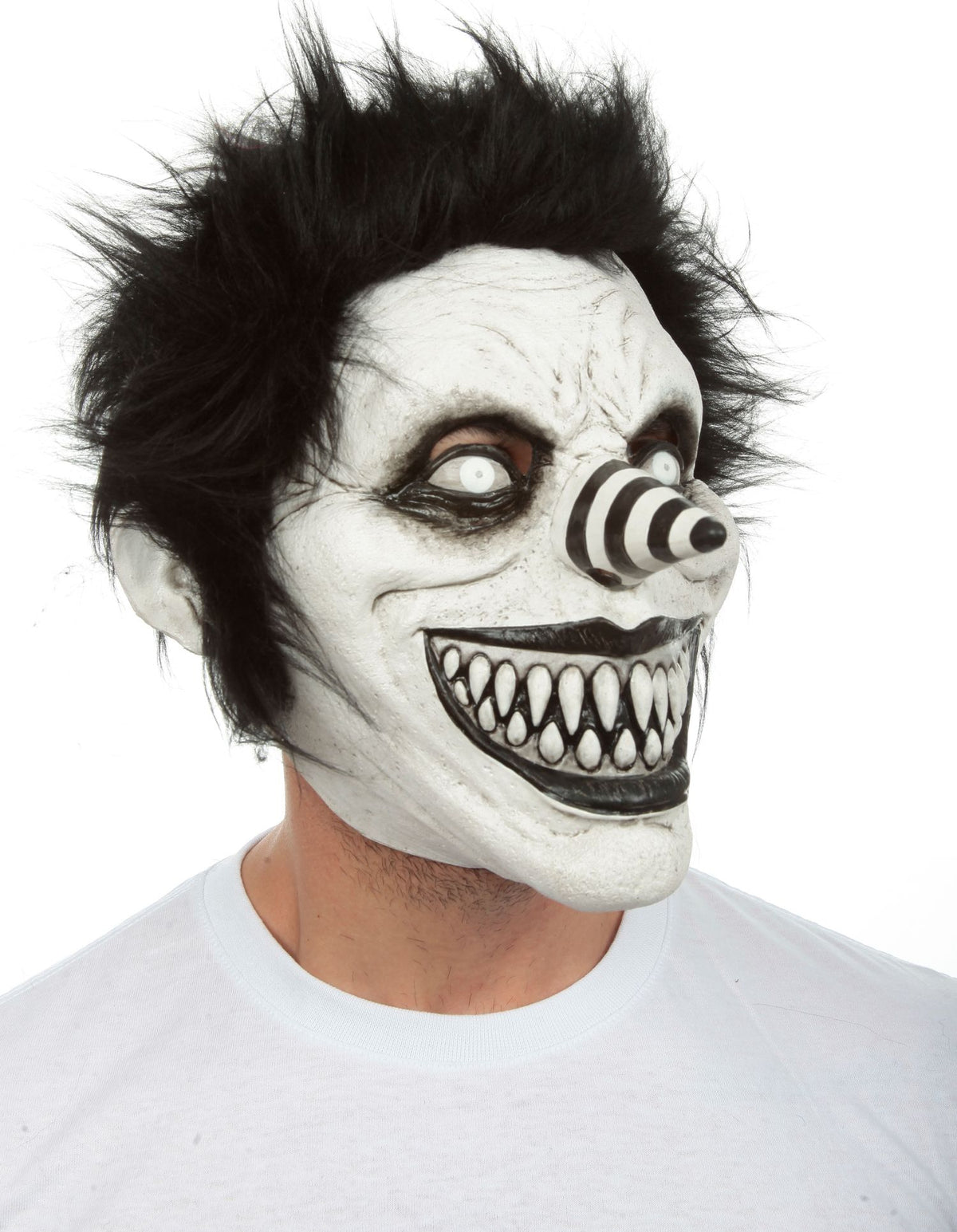 Máscara Riendo J. Ghoulish - Disfraz de Látex, Peluche para Halloween y Día de Muertos