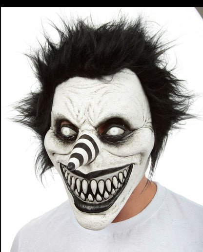 Máscara Riendo J. Ghoulish - Disfraz de Látex, Peluche para Halloween y Día de Muertos