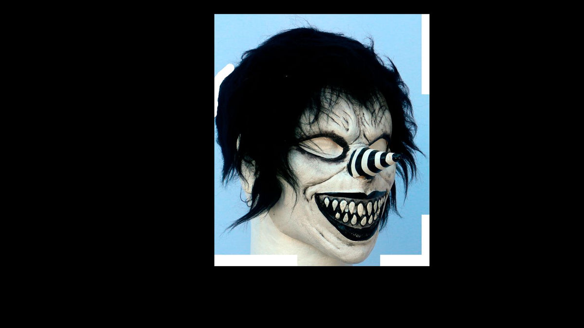 Máscara Riendo J. Jr Ghoulish - Disfraz de Látex, Peluche para Halloween y Día de Muertos