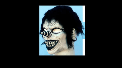 Máscara Riendo J. Jr Ghoulish - Disfraz de Látex, Peluche para Halloween y Día de Muertos