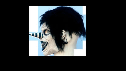 Máscara Riendo J. Jr Ghoulish - Disfraz de Látex, Peluche para Halloween y Día de Muertos