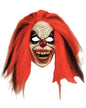 Máscara Rojizo Payaso Cara Máscara Ghoulish - Disfraz de Látex, Kanekalon para Halloween y Día de Muertos
