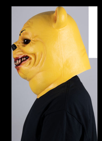 Máscara Sangriento Pooh Ghoulish - Disfraz de Látex para Halloween y Día de Muertos