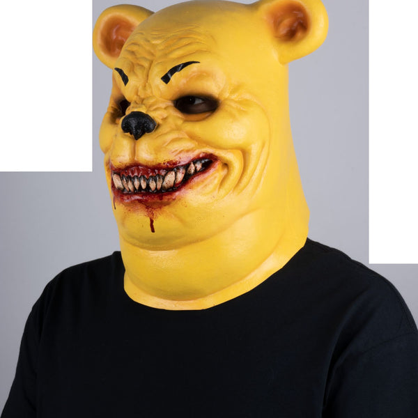 Máscara Sangriento Pooh Ghoulish - Disfraz de Látex para Halloween y Día de Muertos
