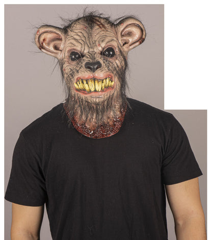 Máscara Sarnoso Rata Ghoulish - Disfraz de Látex, Kanekalon para Halloween y Día de Muertos