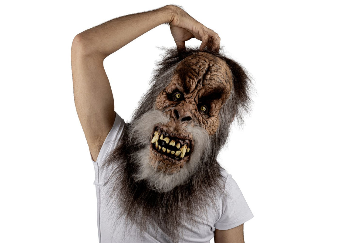 Máscara Sasquatch Ghoulish - Disfraz de Látex, Kanekalon, Peluche, Pelox para Halloween y Día de Muertos