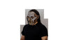 Máscara Shuar Enemigo Ghoulish - Disfraz de Látex, Multifilamento lacio, Yute para Halloween y Día de Muertos