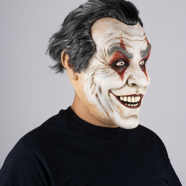 Máscara Sr. Psychopath Ghoulish - Disfraz de Látex, Hilo incrustado para Halloween y Día de Muertos