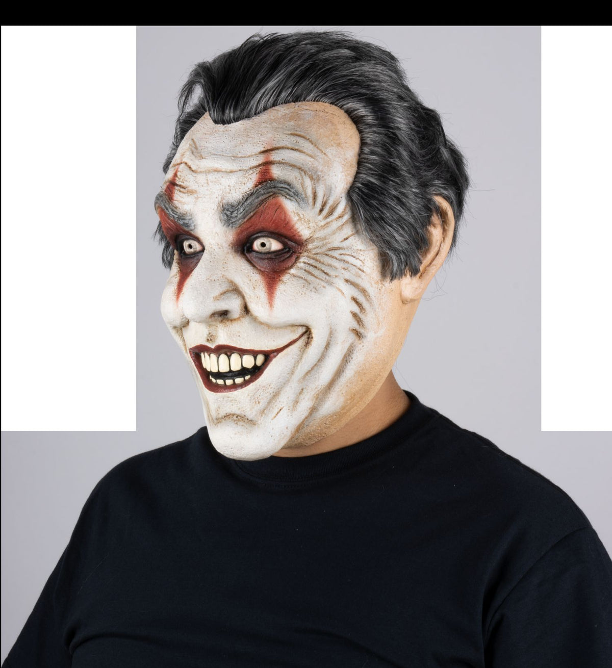 Máscara Sr. Psychopath Ghoulish - Disfraz de Látex, Hilo incrustado para Halloween y Día de Muertos