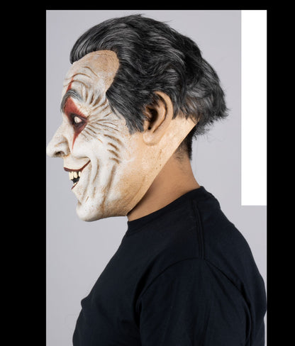 Máscara Sr. Psychopath Ghoulish - Disfraz de Látex, Hilo incrustado para Halloween y Día de Muertos