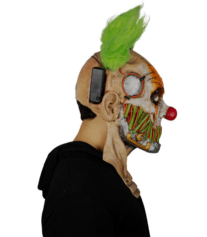 Máscara Stiched Sonrisa Payaso Ghoulish - Disfraz de Látex, Peluche, Hilo LED para Halloween y Día de Muertos