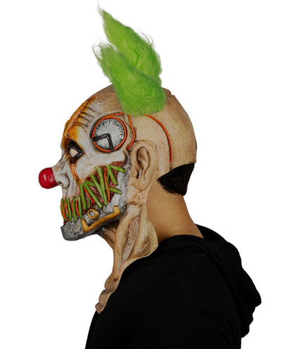 Máscara Stiched Sonrisa Payaso Ghoulish - Disfraz de Látex, Peluche, Hilo LED para Halloween y Día de Muertos