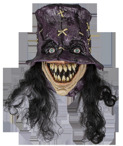 Máscara Tenebroso Vudú Maestro Ghoulish - Disfraz de Látex, Multifilamento rizo para Halloween y Día de Muertos