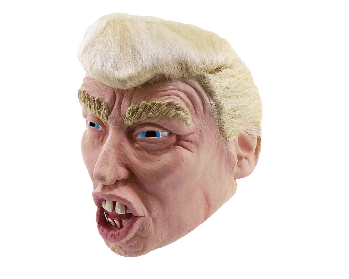 Máscara Trump Con Cabello Ghoulish - Disfraz de Látex para Halloween y Día de Muertos