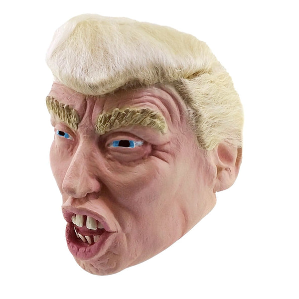 Máscara Trump Con Cabello Ghoulish - Disfraz de Látex para Halloween y Día de Muertos