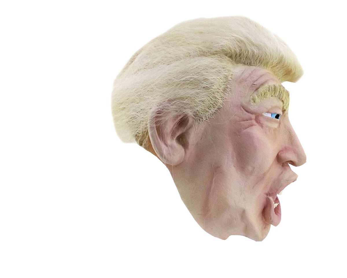 Máscara Trump Con Cabello Ghoulish - Disfraz de Látex para Halloween y Día de Muertos