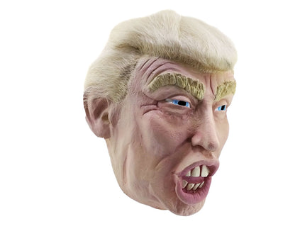 Máscara Trump Con Cabello Ghoulish - Disfraz de Látex para Halloween y Día de Muertos
