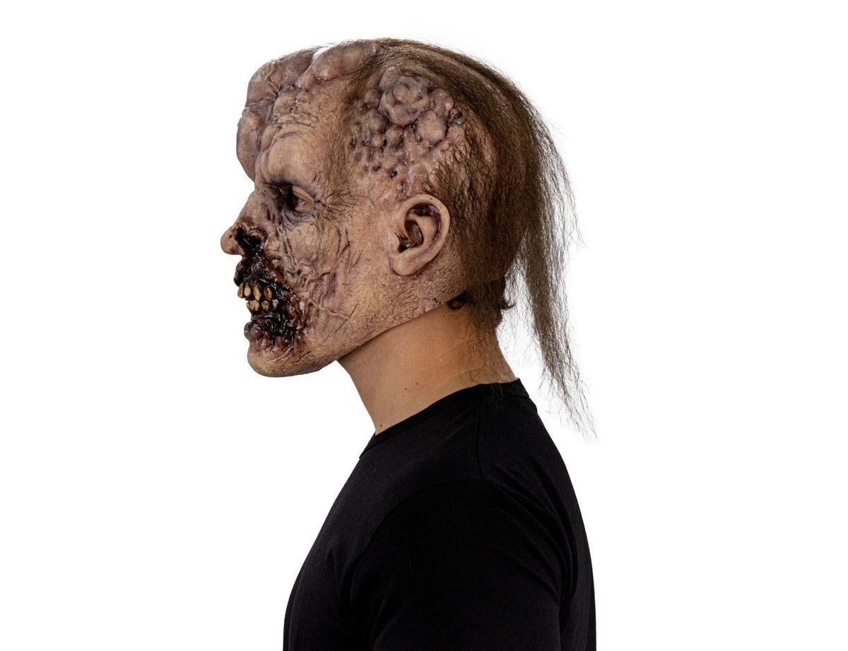 Máscara Tumoral Difunto Ghoulish - Disfraz de Látex, Kanekalon para Halloween y Día de Muertos