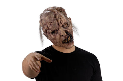 Máscara Tumoral Difunto Ghoulish - Disfraz de Látex, Kanekalon para Halloween y Día de Muertos