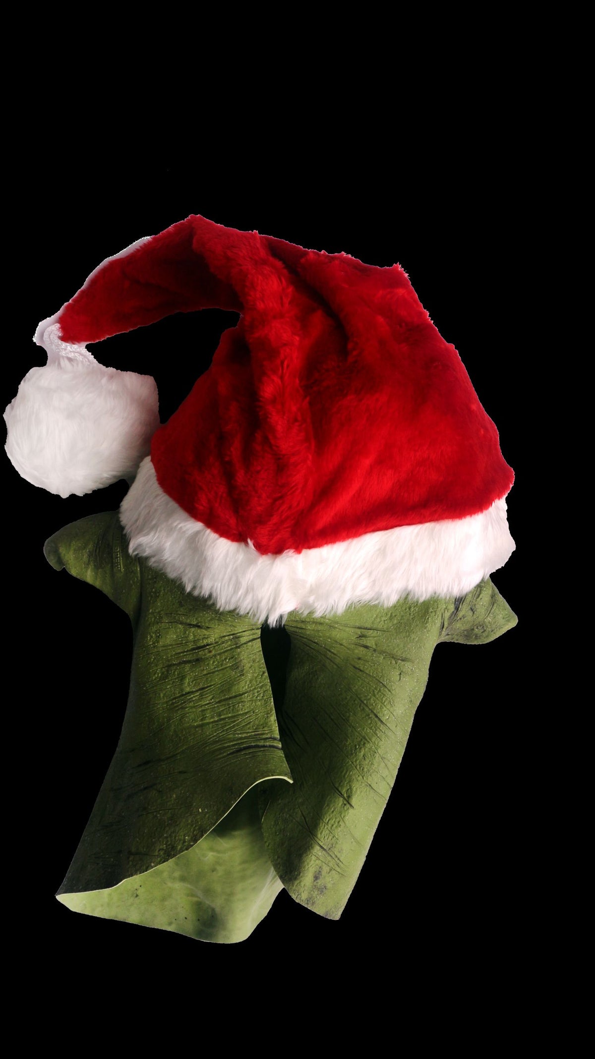 Máscara Verde Santa Ghoulish - Disfraz de Látex, Peluche para Halloween y Día de Muertos