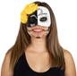 Máscara Vida y Muerte Mujer Pege - Disfraz de Látex, 100% Poliéster para Halloween y Día de Muertos