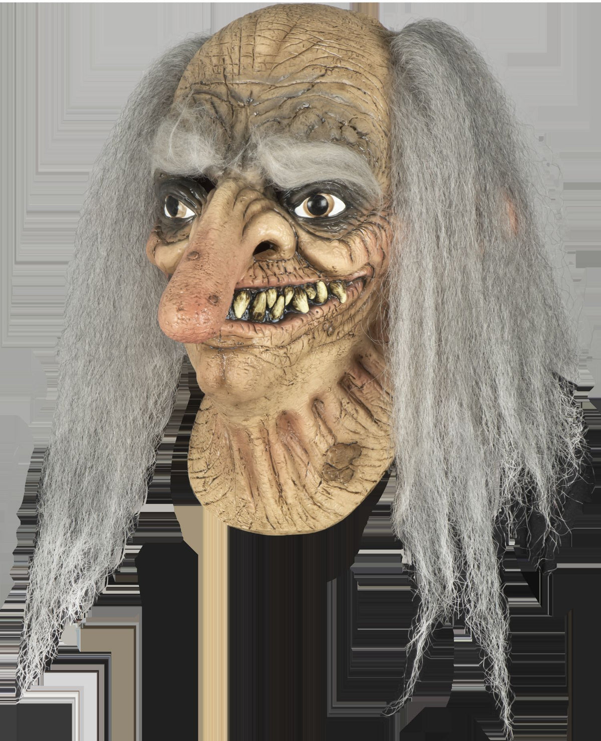 Máscara Viejo Trol Ghoulish - Disfraz de Látex, Kanekalon, Pelox para Halloween y Día de Muertos