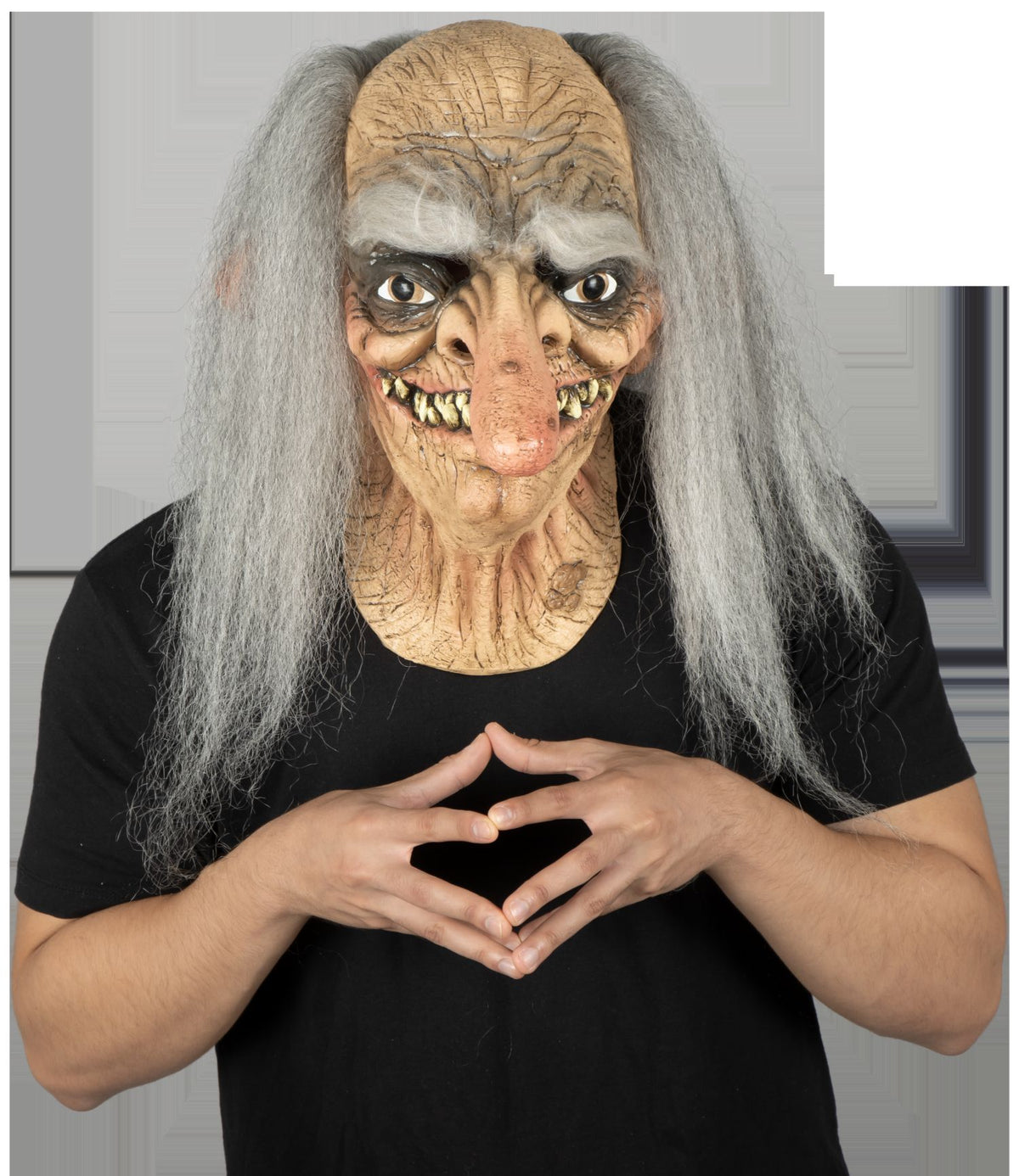 Máscara Viejo Trol Ghoulish - Disfraz de Látex, Kanekalon, Pelox para Halloween y Día de Muertos