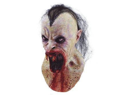 Máscara Viper Ghoulish - Disfraz de Látex, Kanekalon para Halloween y Día de Muertos