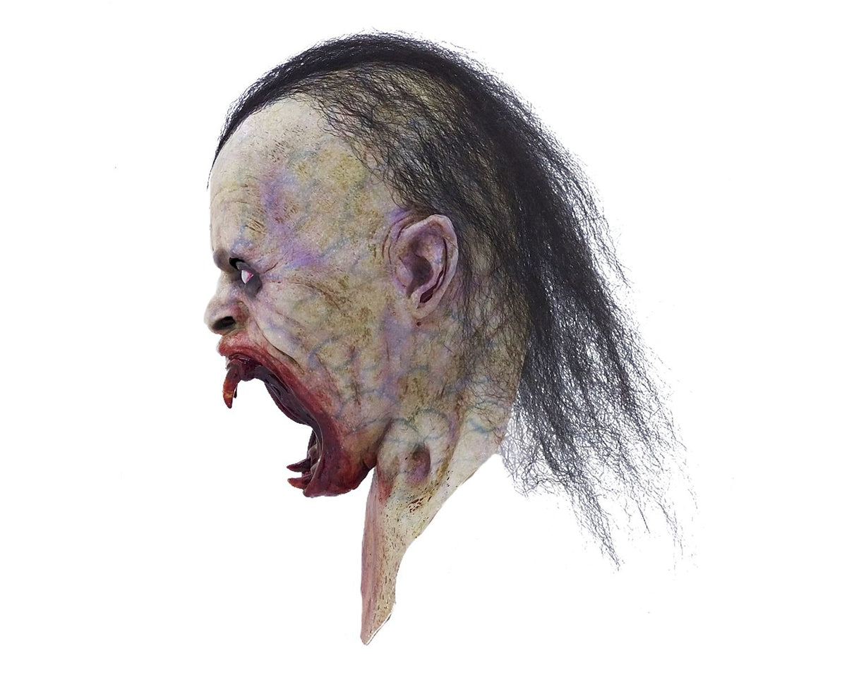 Máscara Viper Ghoulish - Disfraz de Látex, Kanekalon para Halloween y Día de Muertos