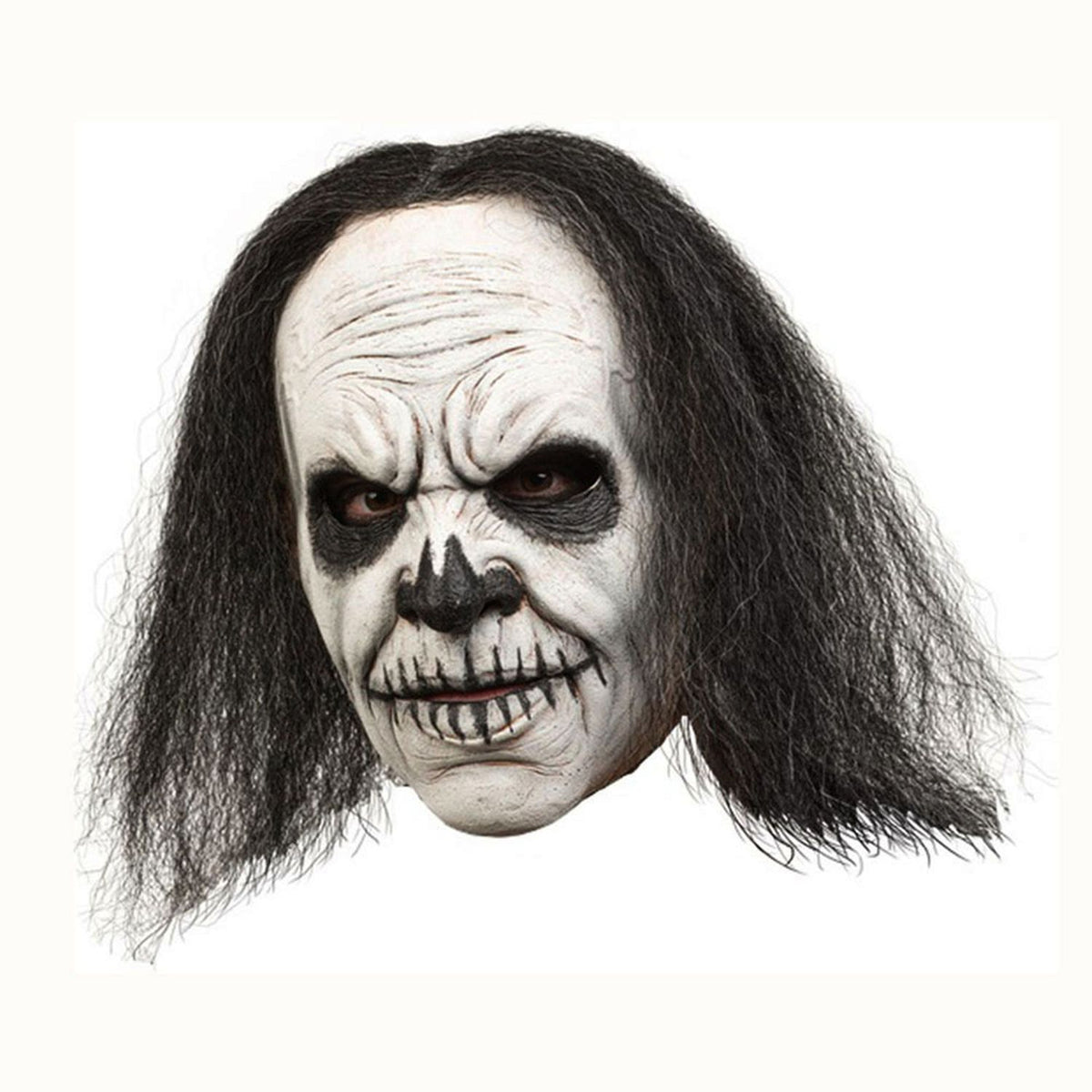 Máscara Vudú Bruja Doctor Ghoulish - Disfraz de Látex, Kanekalon para Halloween y Día de Muertos