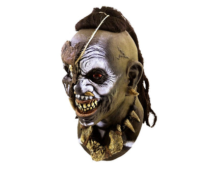 Máscara Vudú Houngan Ghoulish - Disfraz de Látex, Kanekalon para Halloween y Día de Muertos
