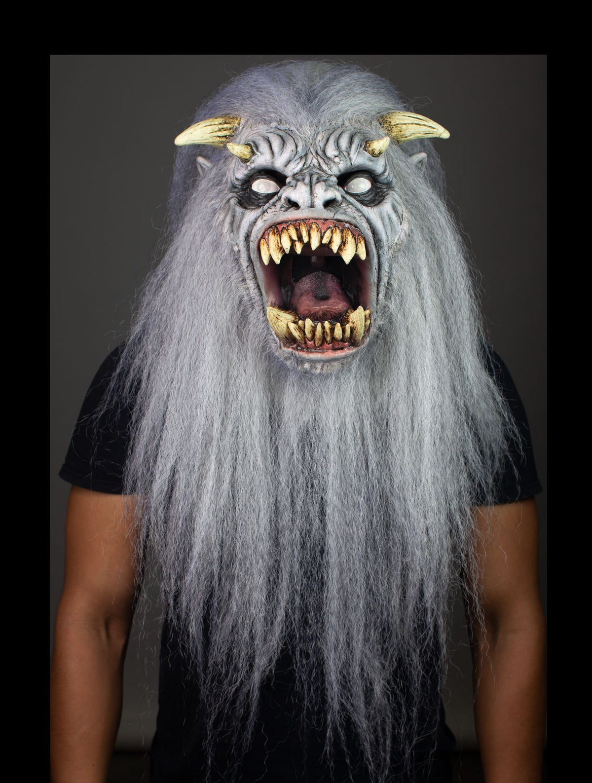 Máscara Yeti Ghoulish - Disfraz de Látex, Kanekalon para Halloween y Día de Muertos