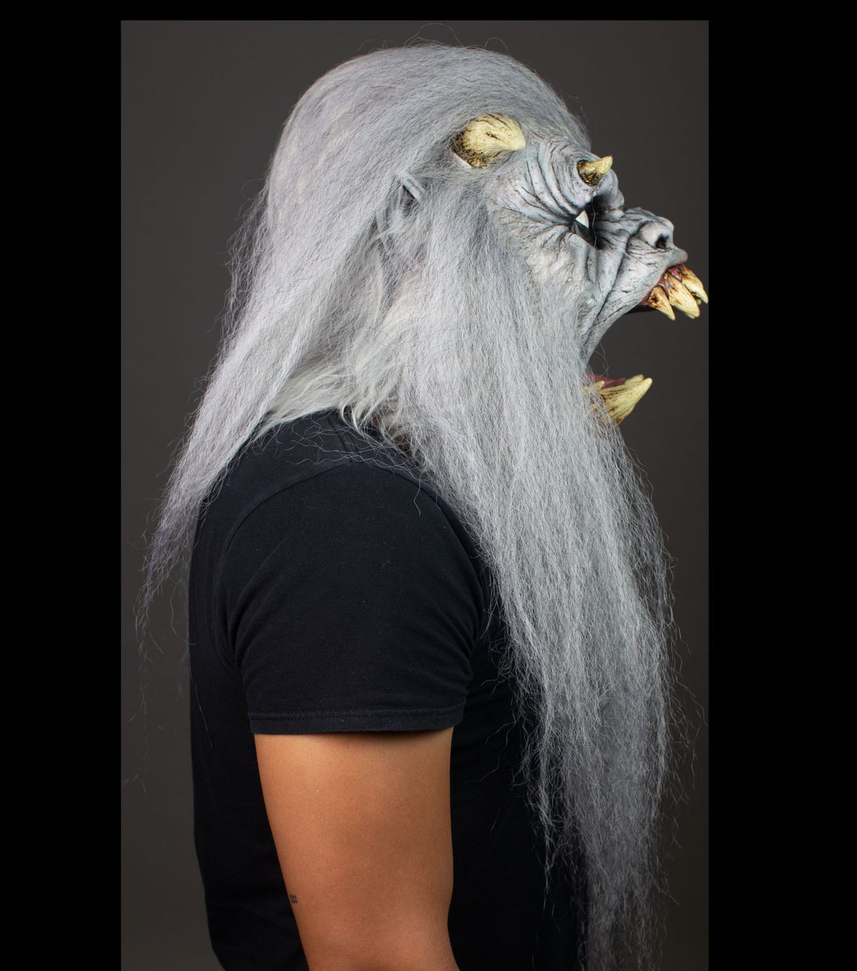 Máscara Yeti Ghoulish - Disfraz de Látex, Kanekalon para Halloween y Día de Muertos