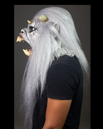 Máscara Yeti Ghoulish - Disfraz de Látex, Kanekalon para Halloween y Día de Muertos
