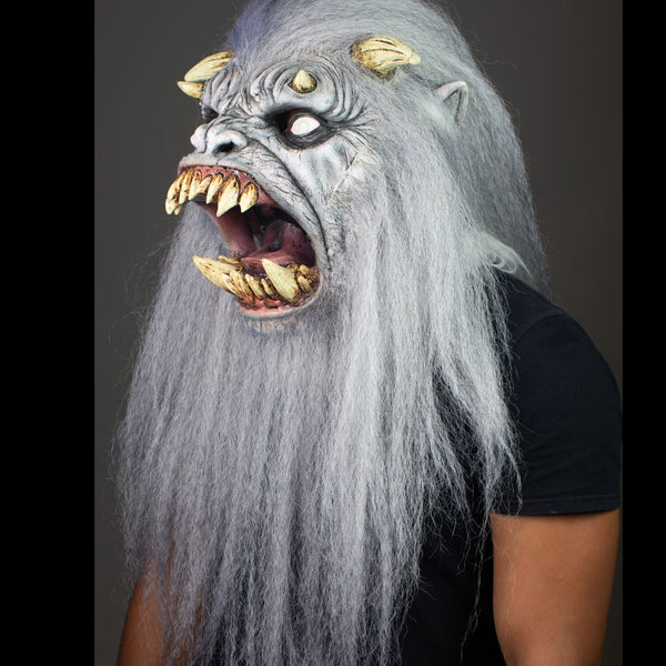 Máscara Yeti Ghoulish - Disfraz de Látex, Kanekalon para Halloween y Día de Muertos