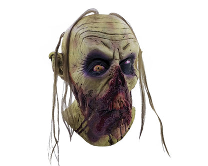 Máscara Zombi Lengua Ghoulish - Disfraz de Látex, Multifilamento lacio para Halloween y Día de Muertos