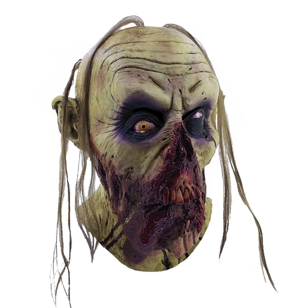 Máscara Zombi Lengua Ghoulish - Disfraz de Látex, Multifilamento lacio para Halloween y Día de Muertos