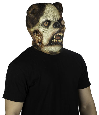 Máscara Zombi Pug Ghoulish - Disfraz de Látex, Kanekalon para Halloween y Día de Muertos