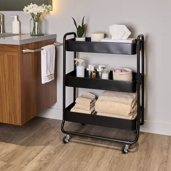 Organizador con ruedas, Carrito Rodante Multiusos de 3 niveles - 1 Pieza