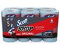 Scott Shop Towell - Paquete de 6 Rollos de Toalla Azul Multiusos Absorbente con 55 toallas c/u