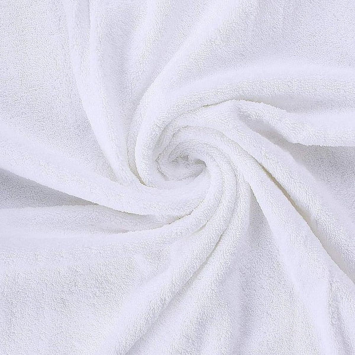 Toalla Blanca de 76x137 cm - Ideales para Spa, Salon de belleza, Hotel, Gym, Hogar